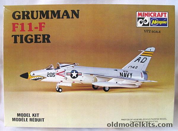 Hasegawa 1/72 Grumman F11-F Tiger - (F11F1) Navy or Blue Angels, 1151 plastic model kit